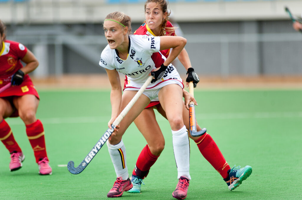 belgica-españa femenino de hockey hierba